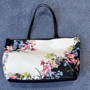 Ted Baker London Floral Tote - Black and Multicolor